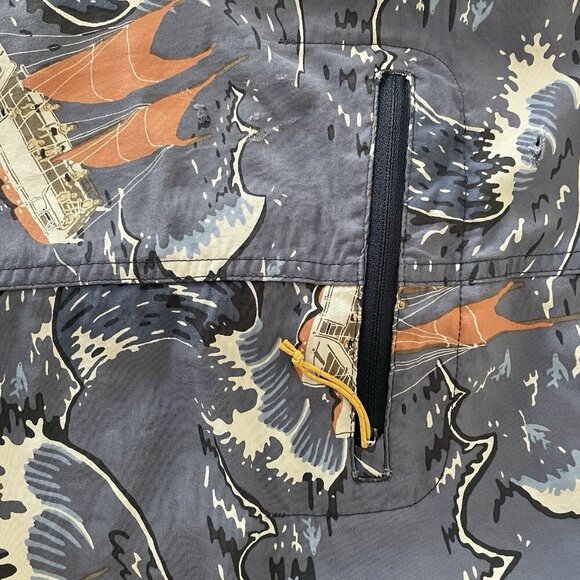 Vintage Patagonia Pataloha Swim Trunks Board Shorts Men 28 Boat Waves Hawaiian - Picture 9 of 15